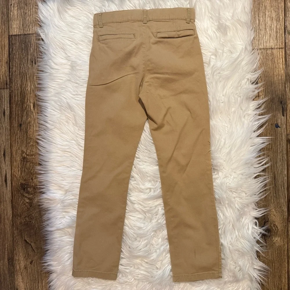 The Children’s Place Boys Khaki Chino‎ Pants Size 8 Slim Uniform Stretch